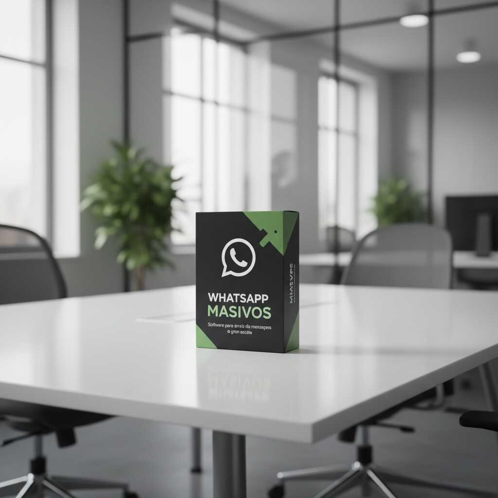 Software para cómo usar whatsapp para enviar recordatorios de citas masivos corriendo en una laptop