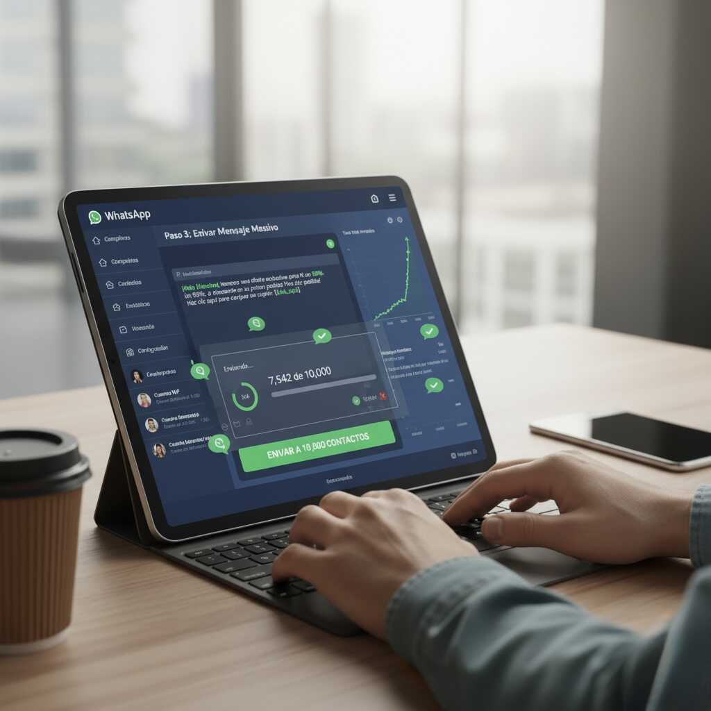 Paso 3: Programa y Envía - Cómo usar WhatsApp para enviar recordatorios de citas masivos